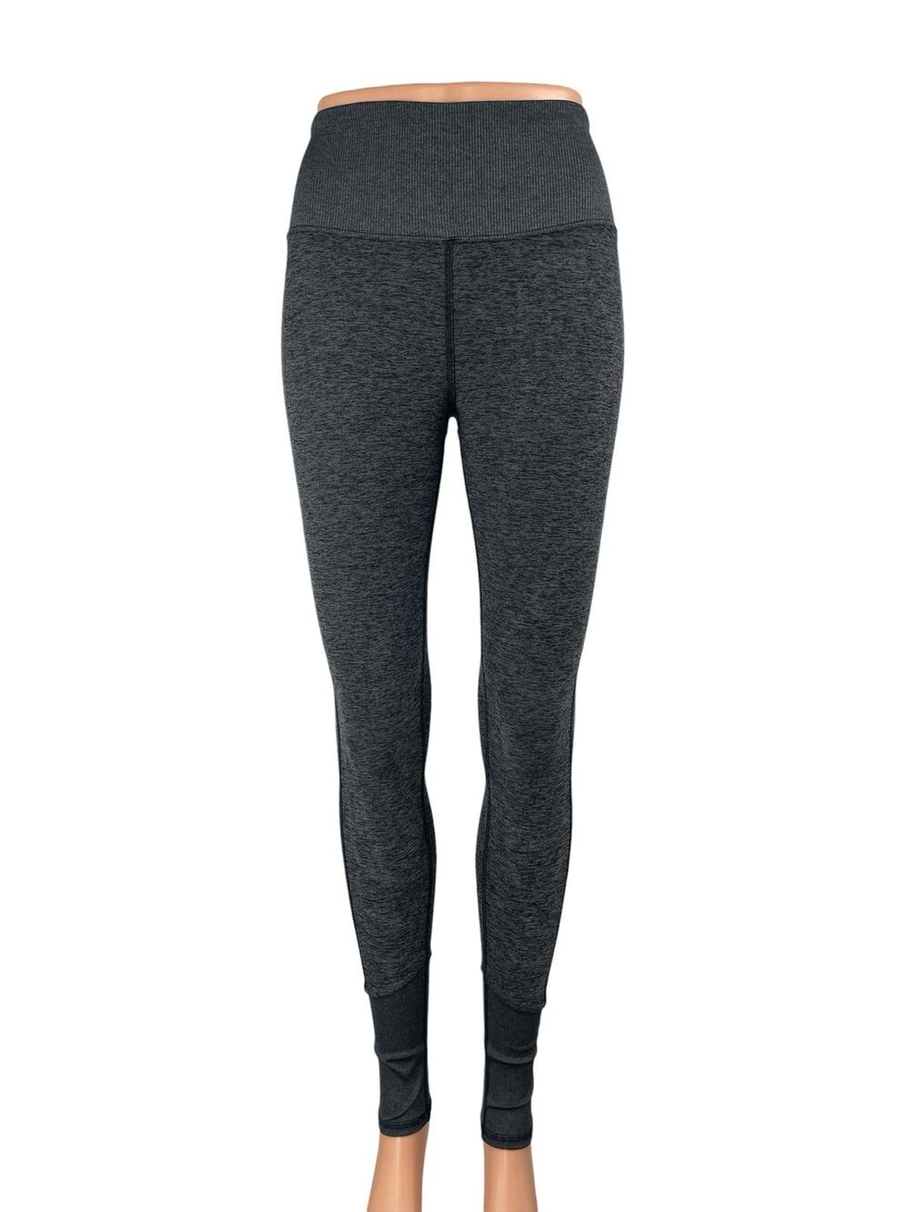 Alo Yoga Alosoft Women's Gray High Rise Skinny Yoga Athletic Leggings Pants S/M